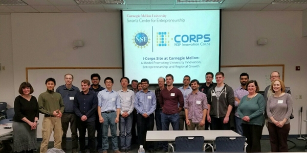 photo of I-Corps Spring 2017 and Fall 2016 teams